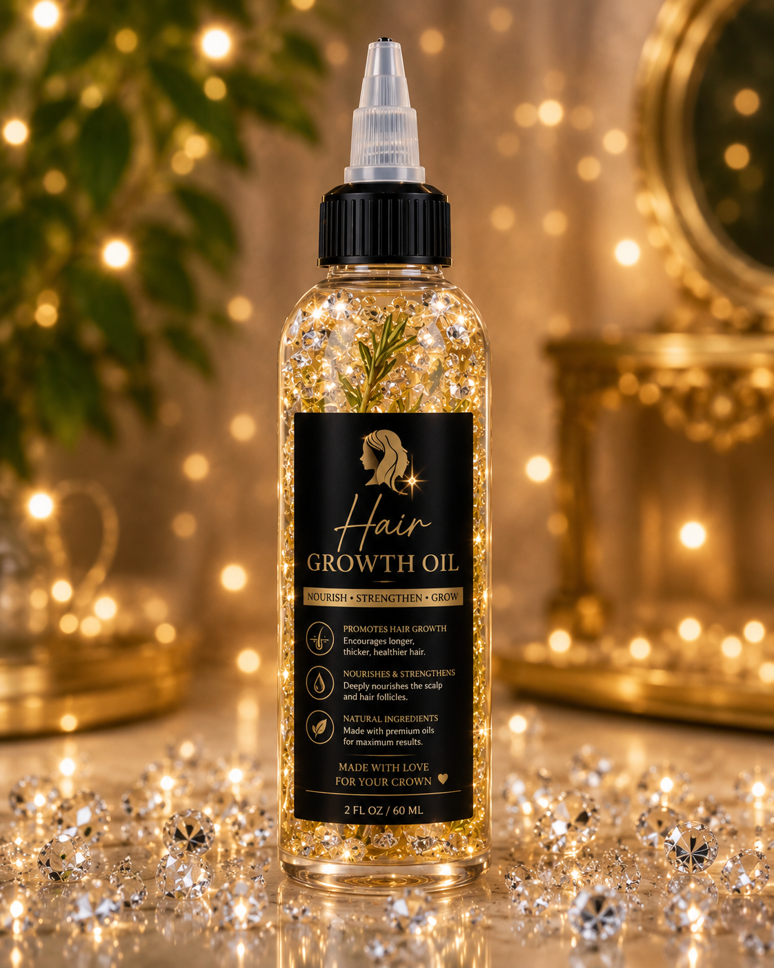 Hair growth oil